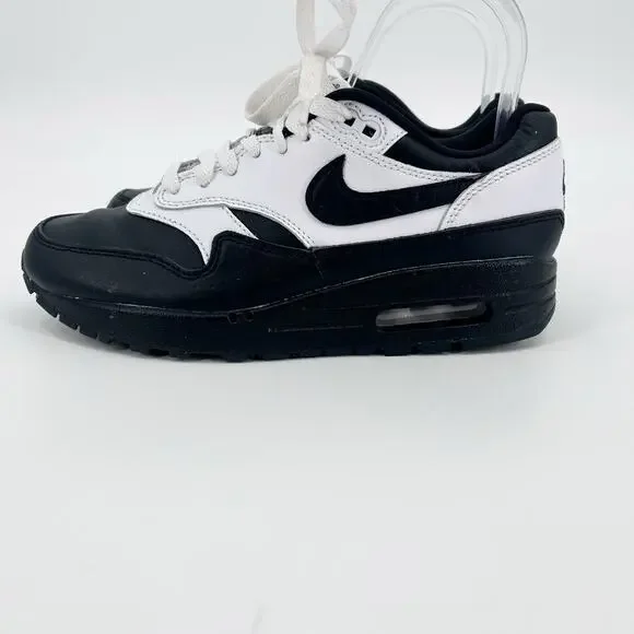 NIKE By You Air Max 1 Premium Sail Dark Obsidian White Black Sneakers Womens 6.5 - Picture 6 of 9